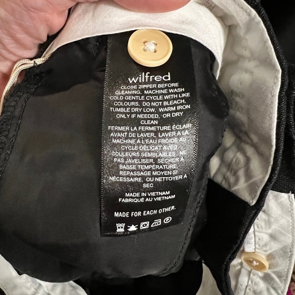 Wilfred linen blend trouser shorts size 4 - Picture 3 of 4